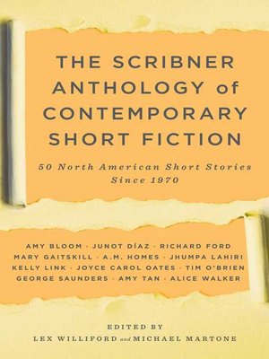cover image of The Scribner Anthology of Contemporary Short Fiction